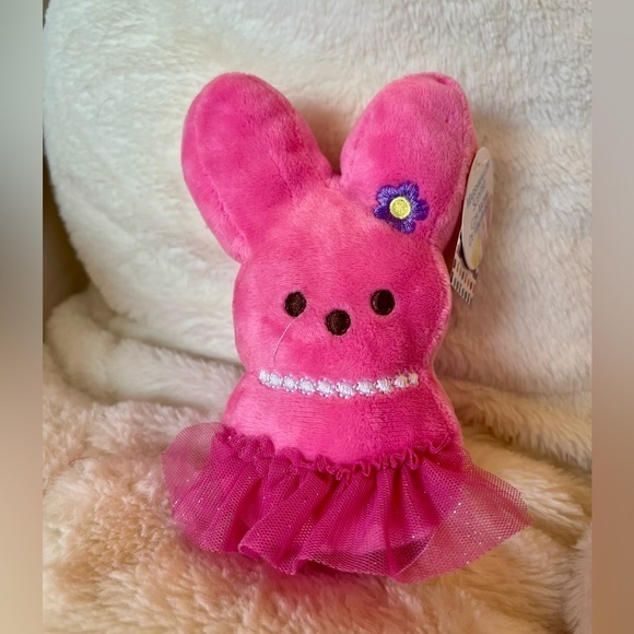 NWT🌸Peeps Pink Ballerina Bunny Bunny Rabbit! - Picture 1 of 3